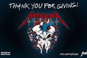 Le partenariat de METALLICA avec la CROIX-ROUGE permet de collecter 40 000 dons de sang salvateurs dans le monde