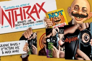 ANTHRAX et Z2 se réunissent pour « NOT : The Illustrated Oral History Of Anthrax », un album graphique original