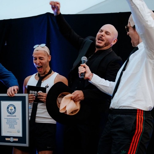 Pitbull bat la fréquentation et les records du monde au spectacle historique de Hyde Park