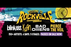 BLINK-182, KORN, PIERCE THE VEIL, BAD OMENS, FAITH NO MORE parmi plus de 150 artistes confirmés pour le festival « Welcome To Rockville » 2027